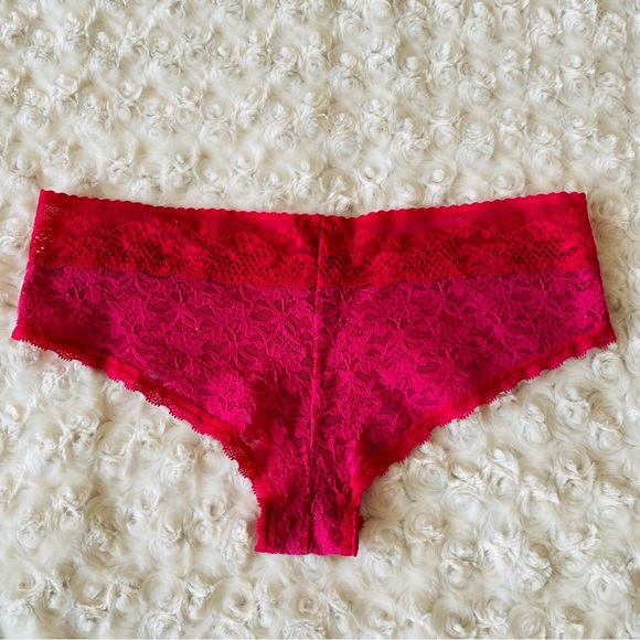 Aerie Hot Pink Lace Undies Panties Size Small - Picture 3 of 5